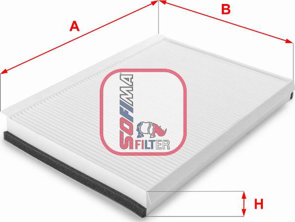 Sofima S 3137 C - Filter, interior air autospares.lv