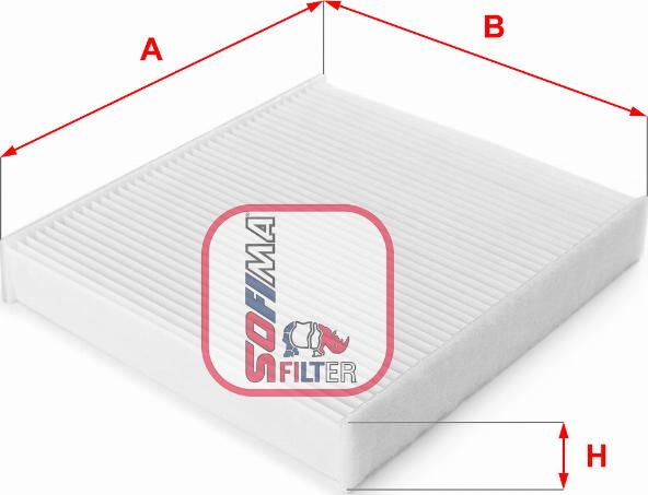 Sofima S 3129 C - Filter, interior air autospares.lv