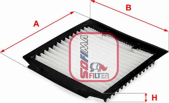 Sofima S 3316 C - Filter, interior air autospares.lv