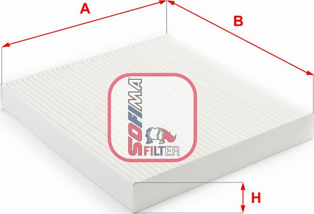 Sofima S 3383 C - Filter, interior air autospares.lv