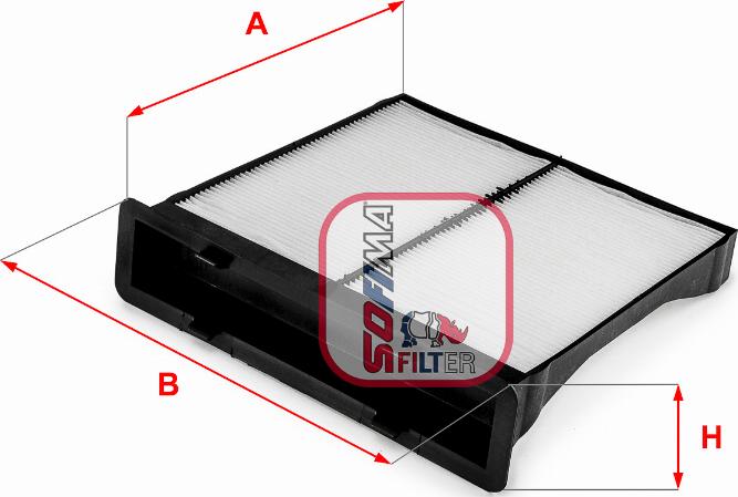 Sofima S 3329 C - Filter, interior air autospares.lv