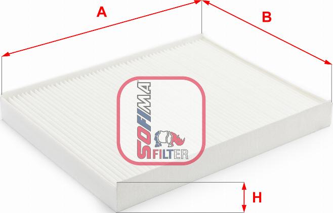 Sofima S 3379 C - Filter, interior air autospares.lv