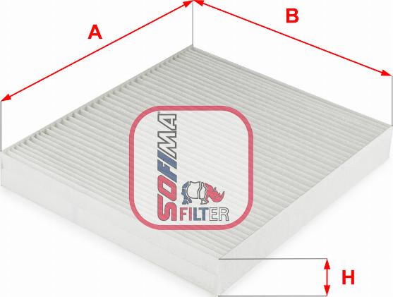 Sofima S 3294 C - Filter, interior air autospares.lv