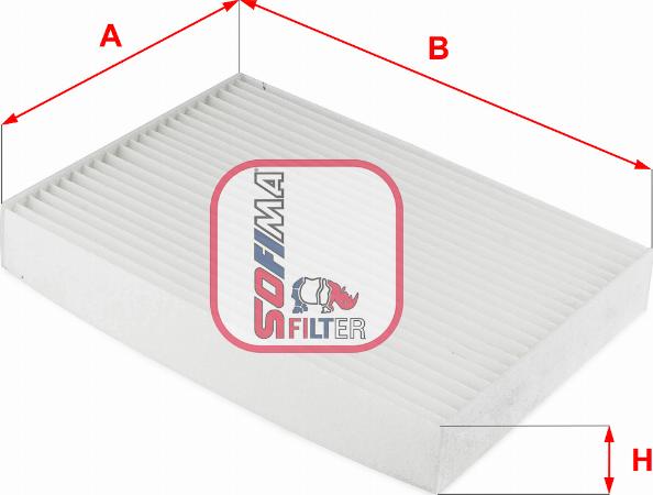 Sofima S 3293 C - Filter, interior air autospares.lv