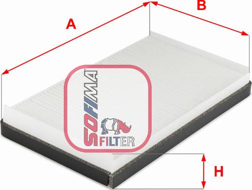 Sofima S 3250 C - Filter, interior air autospares.lv