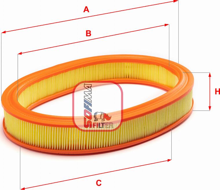 Sofima S 3230 A - Air Filter, engine autospares.lv