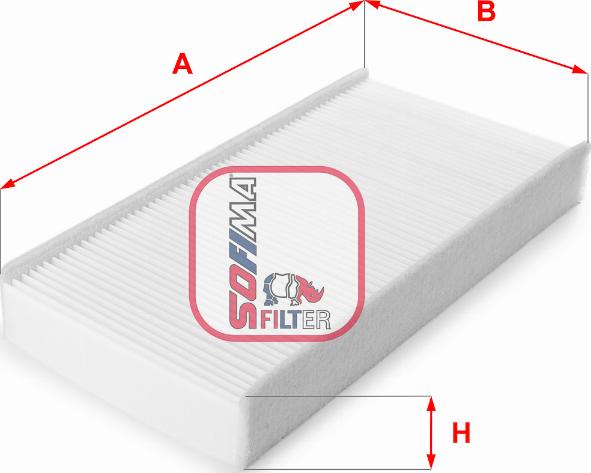 Sofima S 3227 C - Filter, interior air autospares.lv