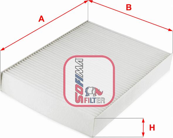 Sofima S 3276 C - Filter, interior air autospares.lv