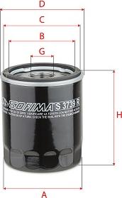 Sofima S 3739 R - Oil Filter autospares.lv