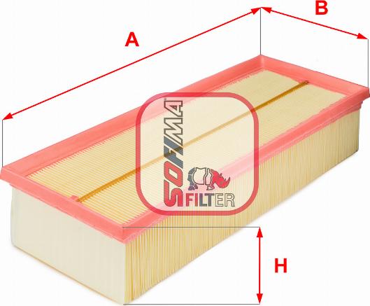 Sofima S 2012 A - Air Filter, engine autospares.lv