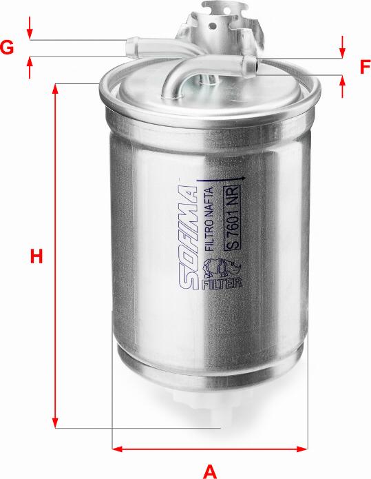 Sofima S 7601 NR - Fuel filter autospares.lv