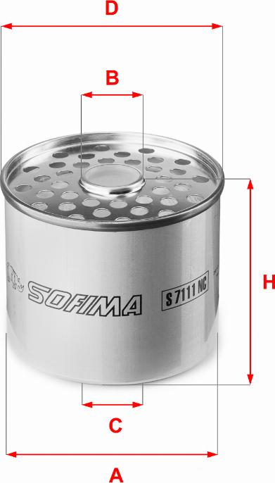 Sofima S 7111 NC - Fuel filter autospares.lv