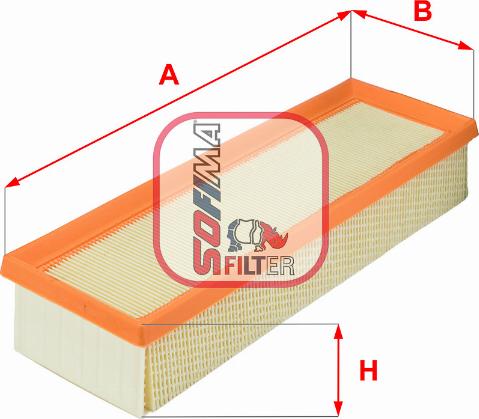 Sofima S 7702 A - Air Filter, engine autospares.lv