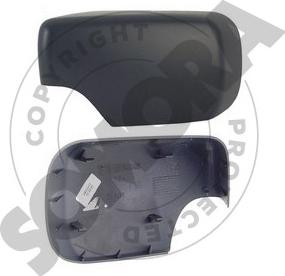 Somora 041256CAM - Cover, housing, outside mirror autospares.lv