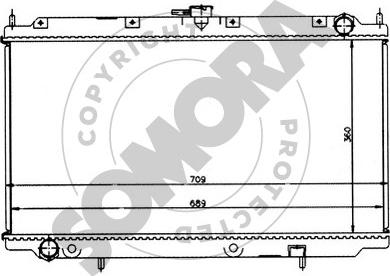 Somora 192340 - Radiator, engine cooling autospares.lv