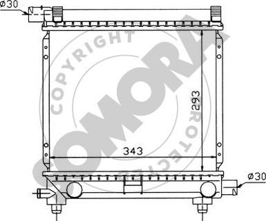 Somora 170440 - Radiator, engine cooling autospares.lv