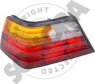 Somora 170470 - Lens, combination rearlight autospares.lv