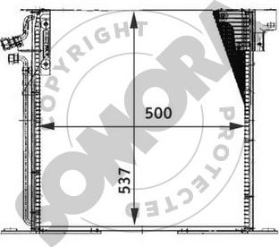 Somora 173060 - Condenser, air conditioning autospares.lv