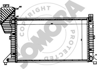 Somora 172142 - Radiator, engine cooling autospares.lv