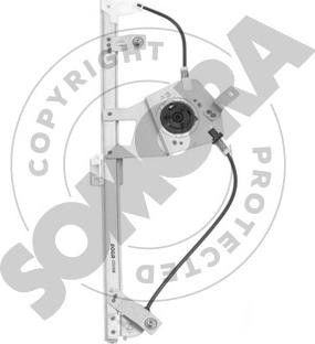 Somora 243259LA - Window Regulator autospares.lv