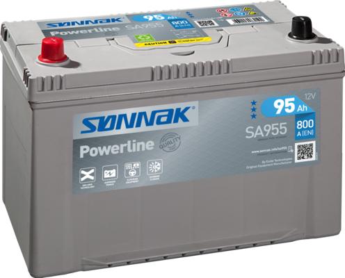 Sonnak SA955 - Starter Battery autospares.lv