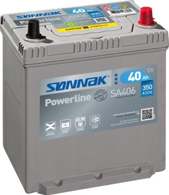 Sonnak SA406 - Starter Battery autospares.lv