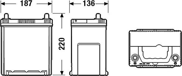 Sonnak SA406 - Starter Battery autospares.lv