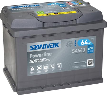 Sonnak SA640 - Starter Battery autospares.lv