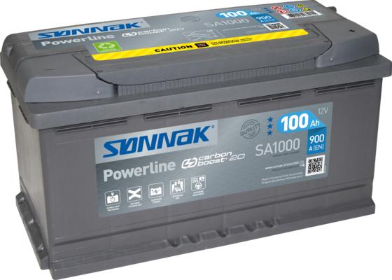 Sonnak SA1000 - Starter Battery autospares.lv