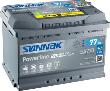 Sonnak SA770 - Starter Battery autospares.lv