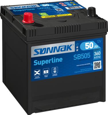 Sonnak SB505 - Starter Battery autospares.lv