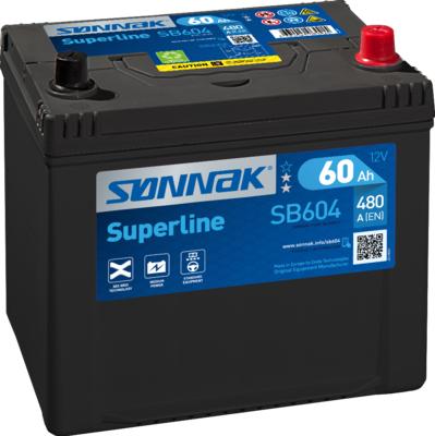 Sonnak SB604 - Starter Battery autospares.lv