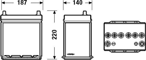 Sonnak SB356A - Starter Battery autospares.lv