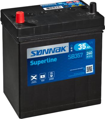 Sonnak SB357 - Starter Battery autospares.lv