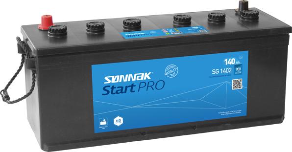 Sonnak SG1402 - Starter Battery autospares.lv