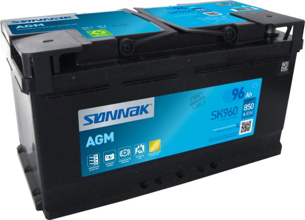 Sonnak SK960 - Starter Battery autospares.lv