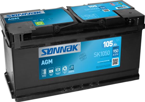 Sonnak SK1050 - Starter Battery autospares.lv