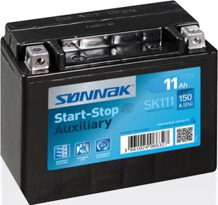 Sonnak SK111 - Starter Battery autospares.lv