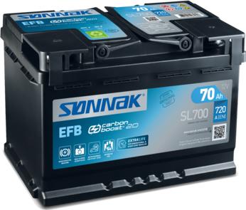 Sonnak SL700 - Starter Battery autospares.lv