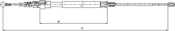 SONOVA CM19300 - Cable, parking brake autospares.lv