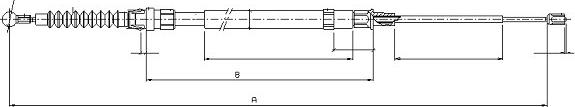 SONOVA CM15980 - Cable, parking brake autospares.lv