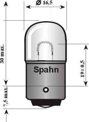 Spahn Glühlampen 4525HD - Bulb, indicator autospares.lv
