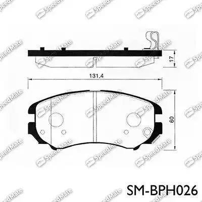 Parts-Mall PKA-029 - Brake Pad Set, disc brake autospares.lv