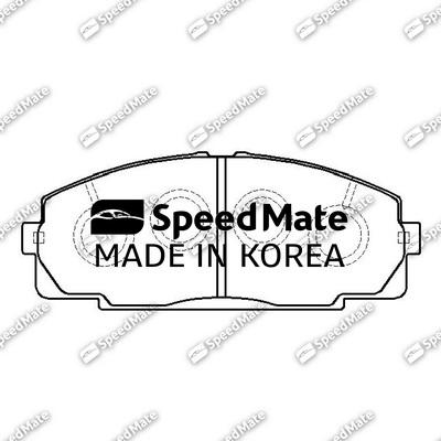 SpeedMate SM-BPJ533 - Brake Pad Set, disc brake autospares.lv