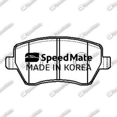 SpeedMate SM-BPJ027 - Brake Pad Set, disc brake autospares.lv