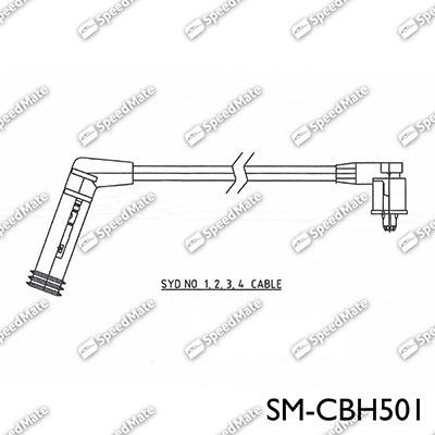 SpeedMate SM-CBH501 - Ignition Cable Kit autospares.lv
