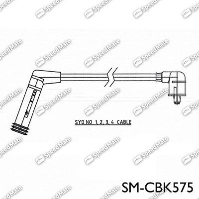 SpeedMate SM-CBK575 - Ignition Cable Kit autospares.lv