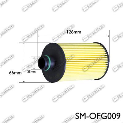 SpeedMate SM-OFG009 - Oil Filter autospares.lv