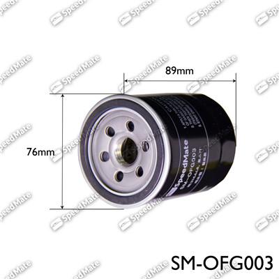 SpeedMate SM-OFG003 - Oil Filter autospares.lv