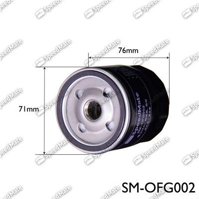 SpeedMate SM-OFG002 - Oil Filter autospares.lv